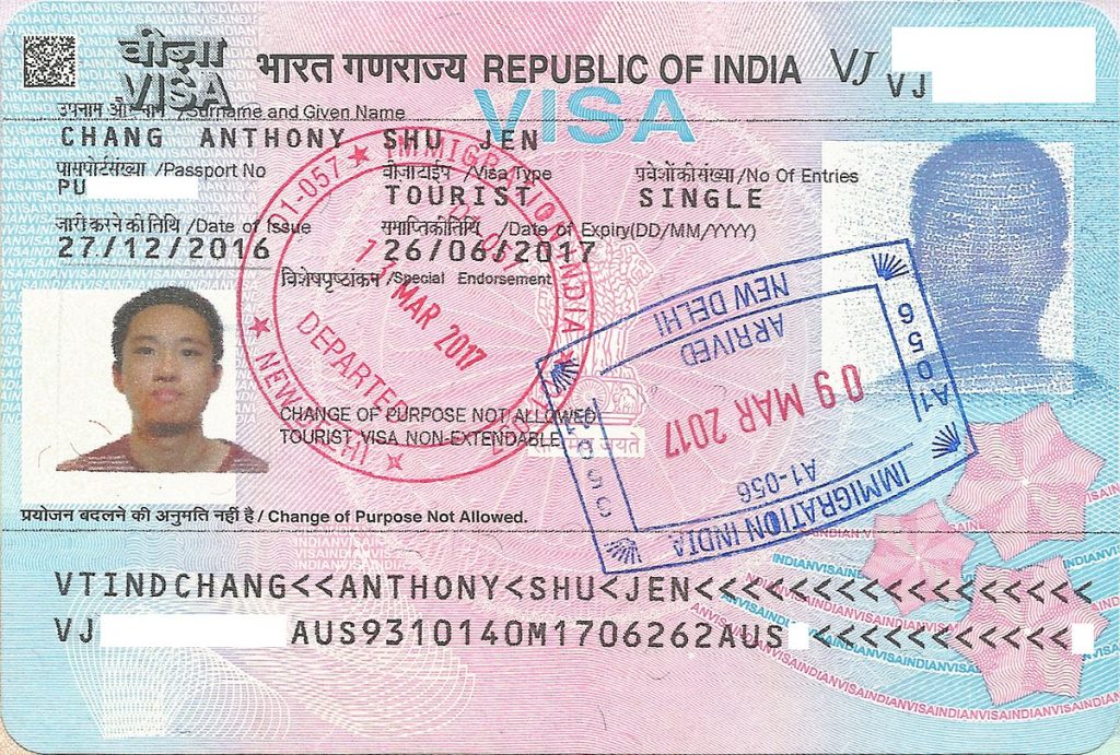 visa for India